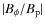 $\vert B_\phi/B_{\rm p} \vert$