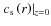 $\left. c_{\rm s}\left(r\right) \right\vert _{z=0}$