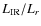 $L_{\rm IR}/L_r$