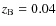 $z_{\rm B}=0.04$