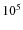 \ensuremath{\rm 10^{5}}