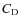 $C_{\rm D}$