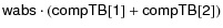 $\mathsf{wabs\cdot(compTB[1]+compTB[2])}$