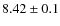 $8.42 \pm 0.1$