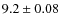 $9.2 \pm 0.08$