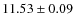 $11.53 \pm 0.09$