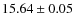 $15.64 \pm 0.05$