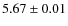 $5.67 \pm 0.01$