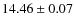 $14.46 \pm 0.07$