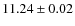 $11.24 \pm 0.02$