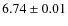 $6.74 \pm 0.01$