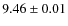 $9.46 \pm 0.01$