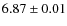$6.87 \pm 0.01$