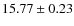 $15.77 \pm 0.23$