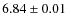 $6.84 \pm 0.01$