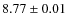 $8.77 \pm 0.01$