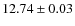 $12.74 \pm 0.03$