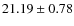 $21.19 \pm 0.78$
