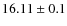 $16.11 \pm 0.1$