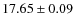 $17.65 \pm 0.09$