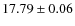 $17.79 \pm 0.06$
