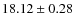 $18.12 \pm 0.28$