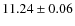 $11.24 \pm 0.06$