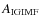 $A_{\rm IGIMF}$