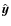 $\hat{\vec{y}}$
