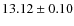 $13.12\pm 0.10$