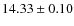 $14.33\pm0.10$