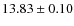 $13.83\pm0.10$