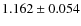 $1.162\pm0.054$