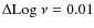 $\Delta {\rm Log}~\nu=0.01$