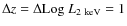 $\Delta {z}=\Delta {\rm Log}~L_{2~{\rm keV}}=1$