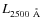 $L_{2500~{\rm\AA}}$