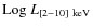 ${\rm Log}~{L_{[2-10]~{\rm keV}}}$