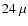 $24~\mu$