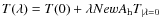 $T(\lambda)=T(0)+\lambda\na_{\rm h}
T_{\left\vert{\lambda=0}\right.}$