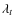$\lambda_t$