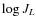 $\log J_{L}$