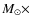$M_{\odot} \times$