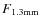 $F_{\rm {1.3mm}}$