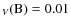 $_V({\rm B}) = 0.01$