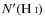 $N'(\mbox{H~{\scriptsize I}})$