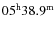 $05^{\rm h}38.9^{\rm m}$