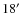 $18\hbox{$^\prime$ }$
