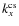 $k_x^{\rm c s}$