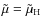 $\tilde{\mu}= \tilde{\mu}_{\rm H}$