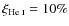 $\xi_{\mbox{\scriptsize He {\sc i}}} = 10\%$